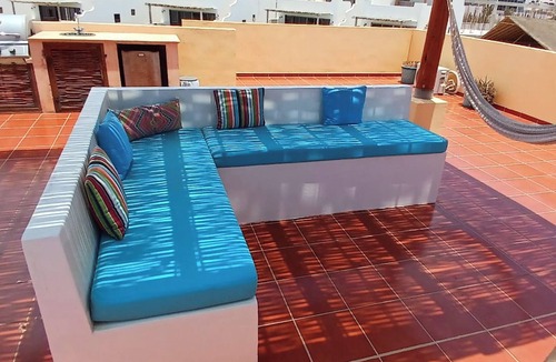 Cerritos Apartment | Puesta Del Sol Top Unit 2BR Condo Private Rooftop+ Steps to Cerritos Surf Beach