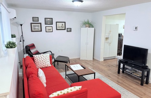 Herring Cove Apartment | Quiet, large private backyard, fully equipped, dreamy beds! Short or long term.