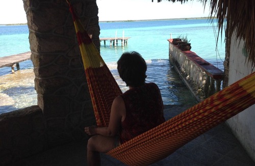 Chetumal House | Quinta Mai, True Lakefront, Paradise Found! Great swimming, fabulous colors,