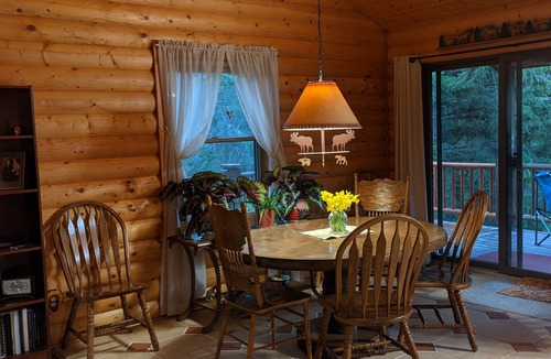 Coram House | Redneck Kabin. Enjoy the deck and hot tub after day in the Park