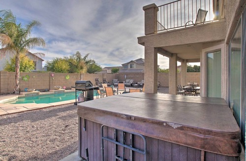 San Tan Valley House | Relaxing San Tan Valley Retreat w/Pool & Hot Tub!