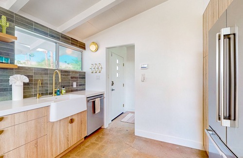 Magnesia Falls Cove House | Remodeled midcentury charmer with private salt water pool spa and mountain views