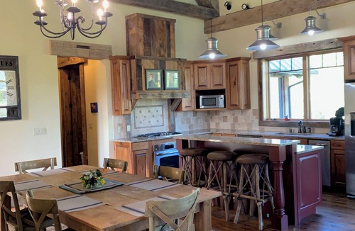 Divide Cabin | Riverfront Timber-framed Hunting Lodge; Ideal SW Montana location; Wi-Fi
