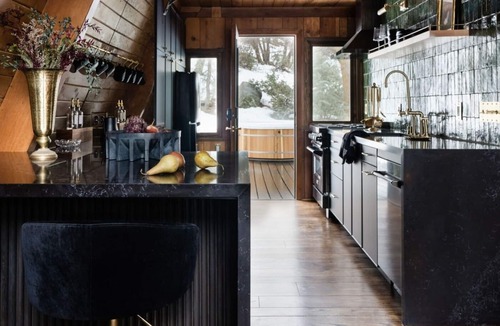 Arrowbear Lake Cabin | Romantic A-Frame Cabin w/Hot Tub, Fire Pit, Boulders, Fireplace, Hiking, Skiing
