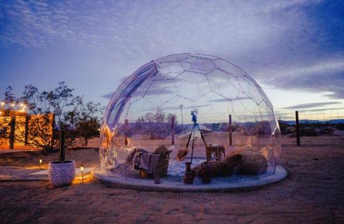 Joshua Tree House | Romantic Desert Retreat - Stargazing Dome, Hot Tub, Fire Pit, Hammocks, Cowboy Pool