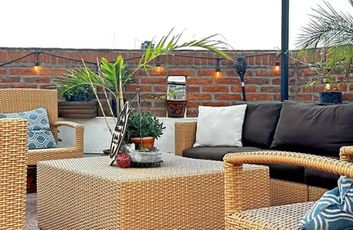 Guadalajara Apartment | Rooftop Fast Wifi Garden Washer Parián Secure