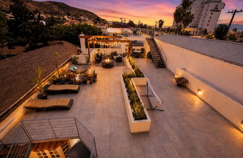 Ensenada House | Rooftop Ocean views, great outdoor space, A/C, prime location, gated, firepit