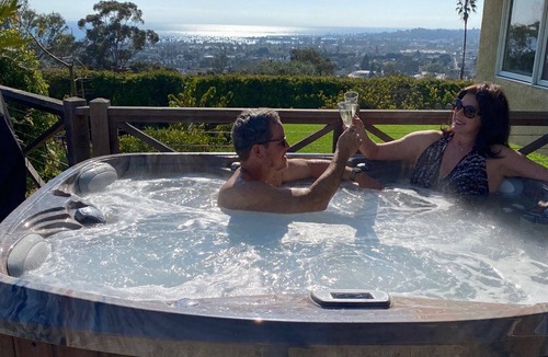Eastside House | SB home. 1/2 acre gardens . Pool, hot tub. World Class Unobstructed Views.