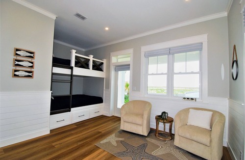 The Shores House | Sea La Vie New private waterfront home w/ dock. Beautiful views of the bay!