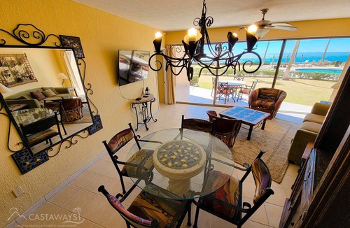 Puerto Penasco Condo | Sonoran Spa E107 - 2 BR Next to the Pool, High Speed Wi-Fi - Beachfront Ground Floor Luxury Condo