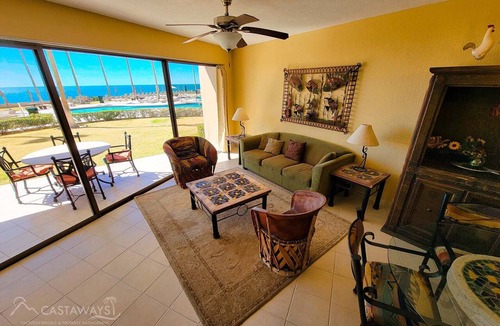 Puerto Penasco Condo | Sonoran Spa E107 - 2 BR Next to the Pool, High Speed Wi-Fi - Beachfront Ground Floor Luxury Condo