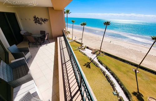 Sandy Beach Condo | Sonoran Spa E504 - 2 BR Next to the Pool, High Speed Wi-Fi - Beachfront Upper Floor Luxury Condo