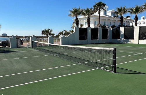 The Shores Condo | South Padre Island Condo 2nd fl SpaceX view, bay sunset view,