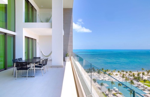 Playa Mujeres Condo | Spacious 3-bedroom condo with AC in serene Cancún