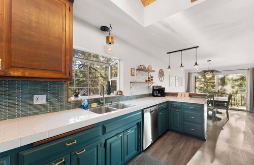 Crestline House | Spacious Lake View Mountain Home - Walk to Lake - Exceptionally Clean