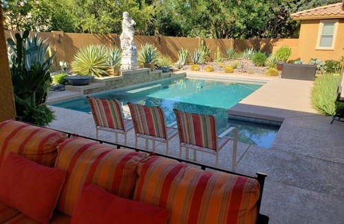 South Mountain House | Spanish Villa with heated pool, hot tub and outdoor living space