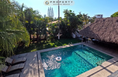 Bucerias Villa | Steps from the beach, pool, games room and privacy!