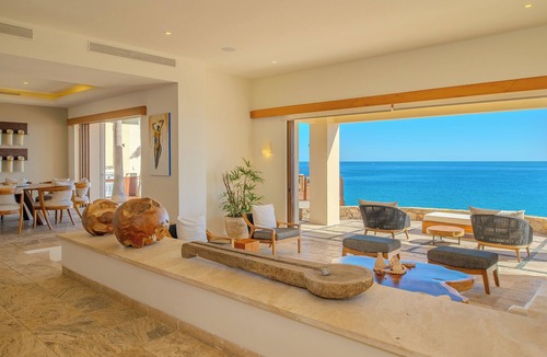 San Jose del Cabo Villa | Striking Modern Villa Above a Rare Swimmable Cove — Chef & Butler Included