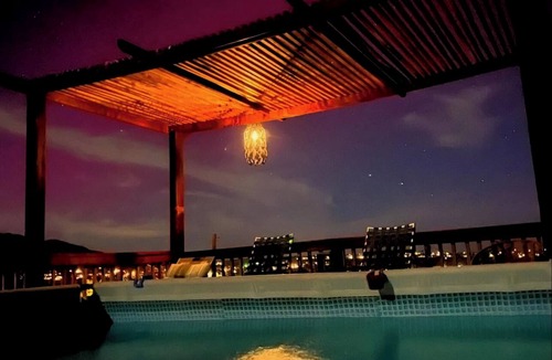 Joshua Tree Villa | Stunning 3-Bed/2-Bath Villa with Hot Tub, Pool, & Garden in Joshua Tree