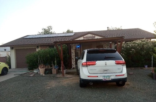 Sun City House | SUN CITY Fenced Bird Sanctuary patio Az rm 4 bd 1 ba, carport garage trees