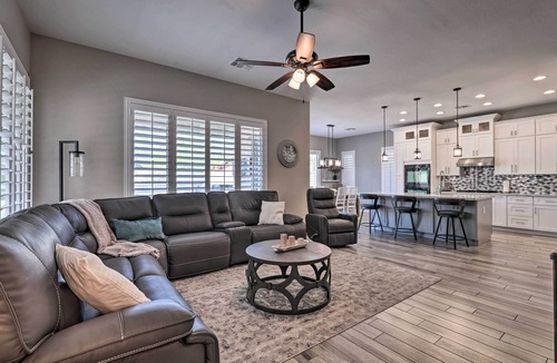 Montecito in Estrella House | Sun-Dappled Goodyear Home w/Hot Tub & Fire Pit