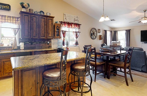 Estrella Village House | Sunny home with great backyard, home office, gym & convenient location