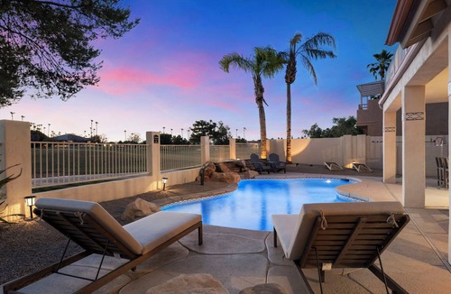 Arrowhead Ranch House | Sunset Oasis: 4 Bed Retreat w/Pool Heating Included! Stunning Golf Course Views