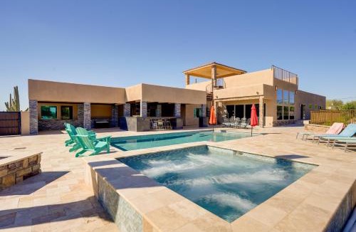 Apache Junction House | Superstition Mtn Estate! Luxe Pool & Rooftop Deck