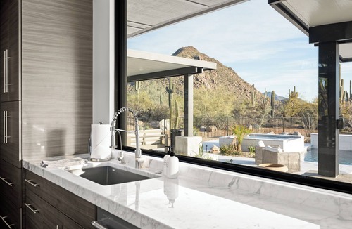 North Scottsdale House | SWSS 5BR Luxury Retreat | Mountain Views, Heated Pool, Hot Tub, Par3 & Sport Court