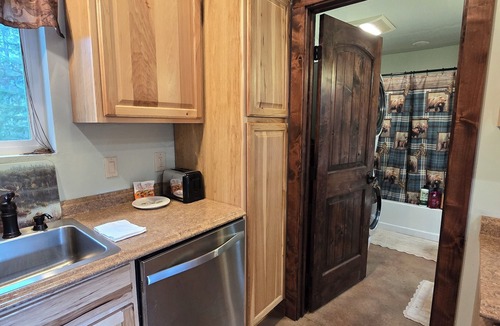 Coram Cabin | Themed Bear's Den Cabin nestled in the pines minutes outside of Glacier Park.