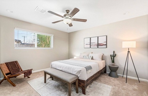 New Papago Parkway House | Tranquil Modern Getaway-Heated Pool Near Old Town w/Billiards Table