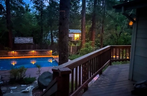 Twain Harte House | Tranquil Twain Harte Retreat for 8: Private Pool/Spa, Lake Access, Walk to Town