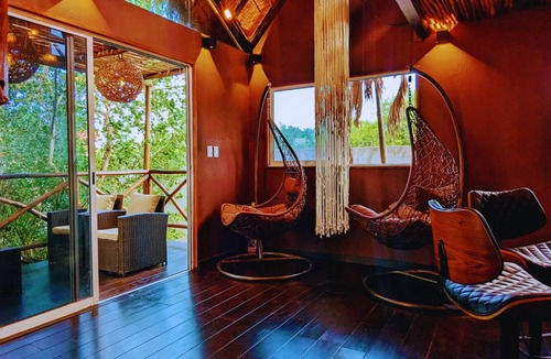 Isla Holbox Cabin | TreeHouse EcoChic/3 min walk beach/Wifi/AC/kitchen/King Size Bed
