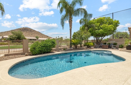 Foothills House | Updated Single Story Home on the Golf Course with Completely Redone Pool & Spa