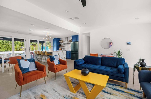 Racquet Club West House | Uptown Palm Springs 4BR Casita with Pool & Hot Tub