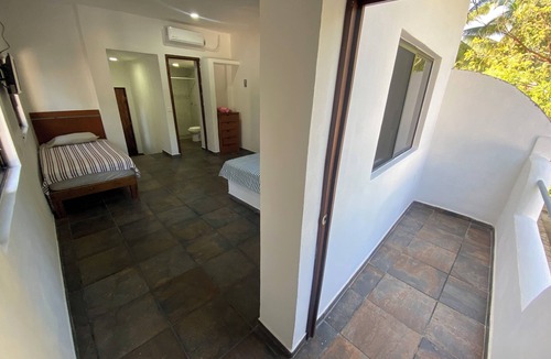 Los Ayala House | Very comfortable suite with 1 QS + 1 twin bed, AC. Only 2 blocks from beach.