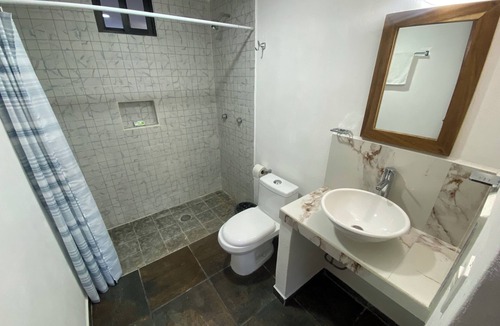 Los Ayala House | Very comfortable suite with 1 QS + 1 twin bed, AC. Only 2 blocks from beach.
