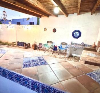 Saltillo House | Vicana House Mountains - Palapa - patio to spend time together