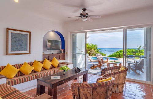 Akumal Villa | Villa Balam Ek, Beautiful Oceanfront home on the Caribbean Sea!