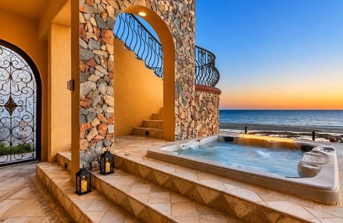 Puerto Penasco Villa | Villa Dos Sirenas Luxury Oceanfront Villa 5BR + Private Casita Sleeps 14