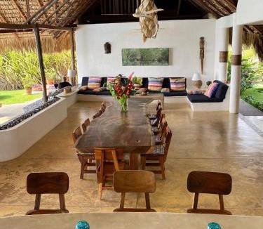 Barra de Colotepec Villa | Villa Lumina - Beachfront Escape Private Pool, Spacious & Serene
