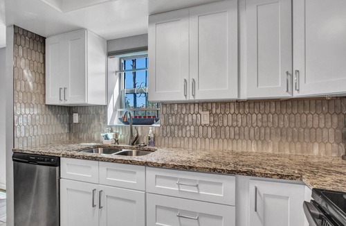 Desert Shores Condo | Waterfront, Ground Level, 2 Bedroom Condo