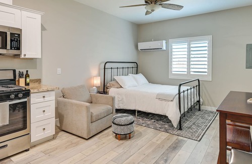 Yuma Townsite Apartment | Yuma Studio w/ Patio: Walk to Dining, Coffee Shops