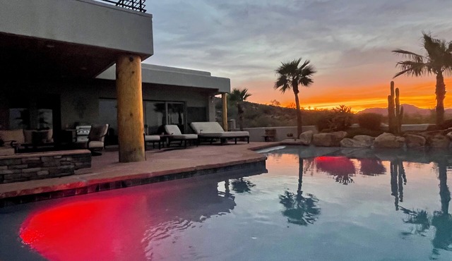 100 mile views! 6000 sq ft 4-bedroom house, salt pool in fabulous Fountain Hills