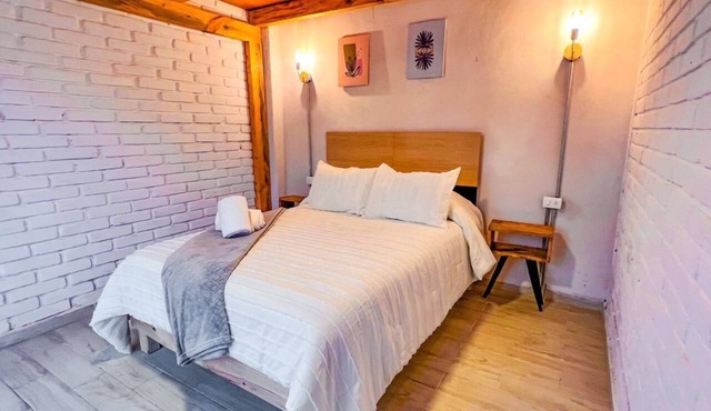 12 minutes from Pachuca. We accept guests with pets.