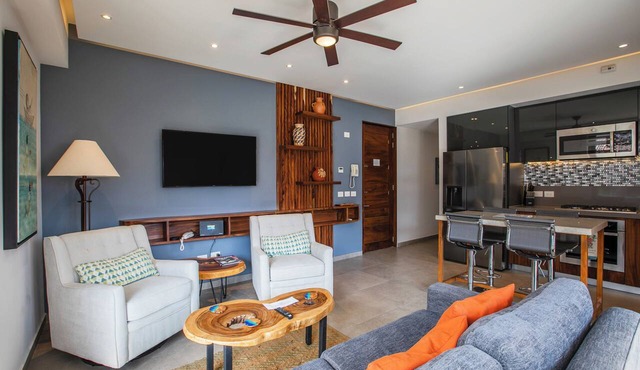 1BR/2BA Mountain-View Condo @ Oceana | Rooftop Pool, Gym | Romantic Zone