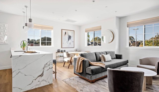 2 bedroom - WiFi, AC, garaged off-street parking with EV Charger.