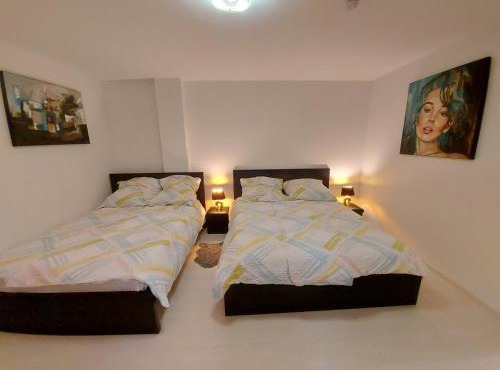 2 bedrooms with private balcony
