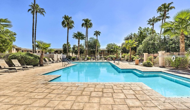 2 Desert Breeze Villas Units: Patios & Pool Access