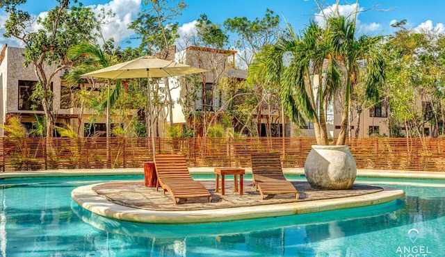 2 Private Outdoor Lounge Patios | 2 Cenotes Onsite